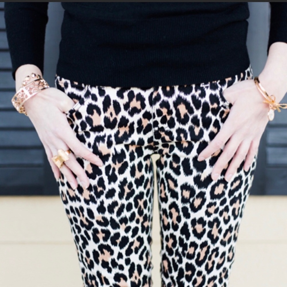 ‼️Kate Spade ♠️ Leopard Brooke Street Jeans‼️